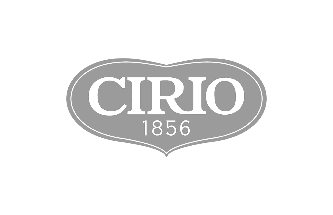 Logo Cirio, cliente Erbacipollina nel food & beverage italiano