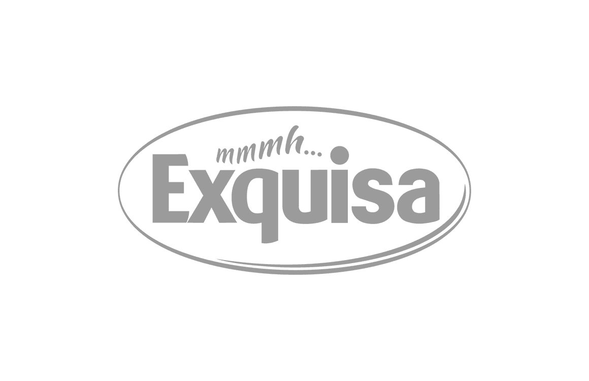 Logo Exquisa, cliente Erbacipollina nel food & beverage italiano