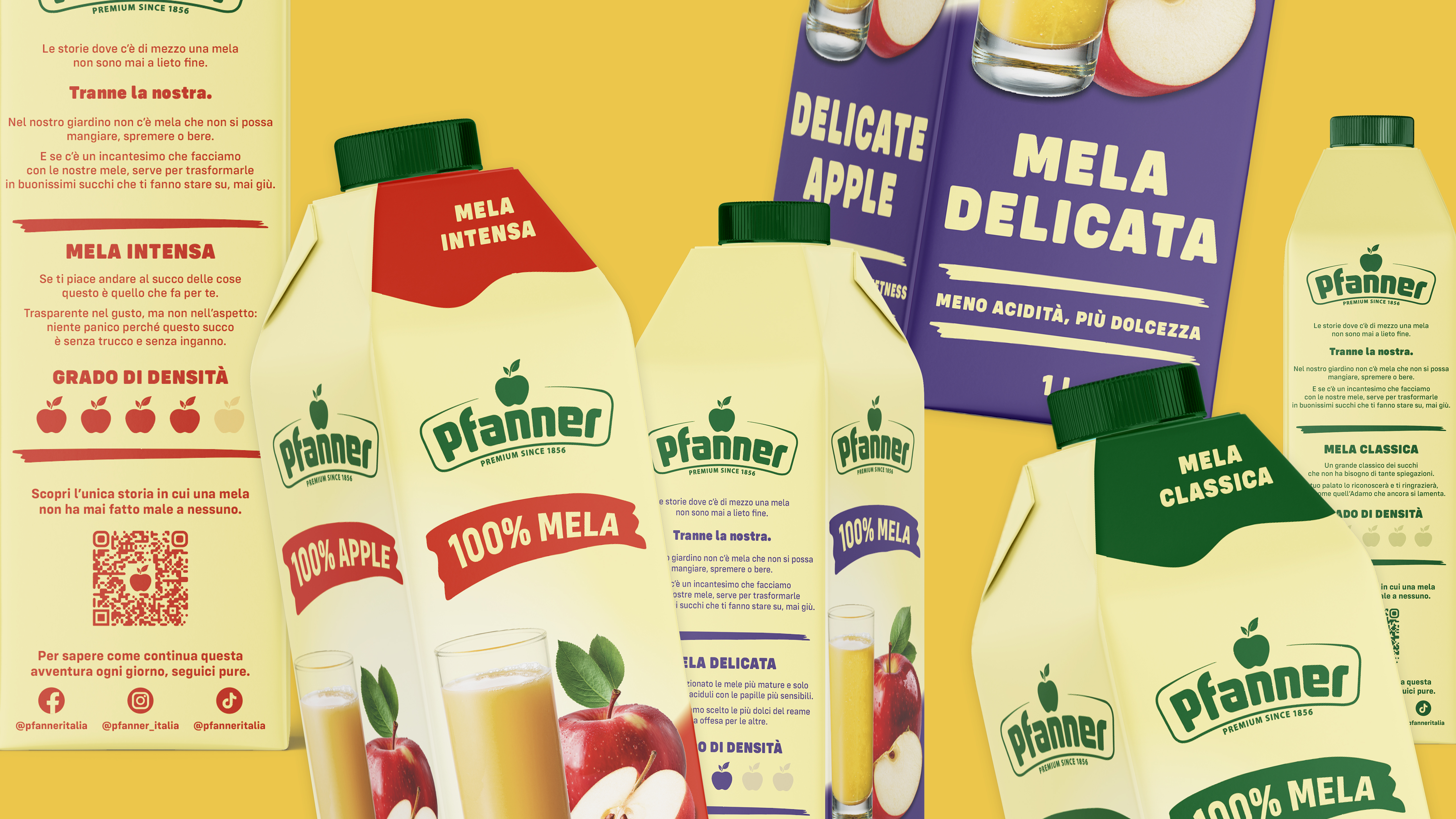 Pfanner campagna digitale: visual chiave naturalità della filiera austriaca per il mercato italiano